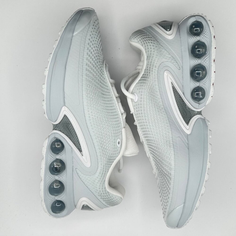 Women's Nike Air Max DN White Metallic Silver Size 9  FJ3145-100 NEW - Picture 7 of 10